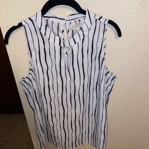 Mudpie Striped tank blouse